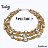 Vendome Vintage Necklace with Baroque Pearls and Crystal Beads for Sale at BitchinRetro.com