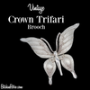 Vintage Crown Trifari Butterfly Brooch for Sale at BitchinRetro.com