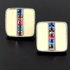 S.A.L. Swarovski Crystal Vintage Earrings at bitchinretro.com