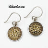 Anna Beck Sterling Silver Disc Earrings at bitchinretro.com