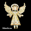 Bob Mackie Vintage Angel Brooch at bitchinretro.com