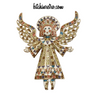 Bob Mackie Vintage Angel Brooch at bitchinretro.com