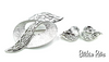 Celebrity NY Vintage Brooch and Earring Set at bitchinretro.com