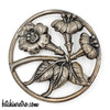 Danecraft Vintage Sterling Silver Floral Brooch at bitchinretro.com