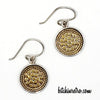 Anna Beck Sterling Silver Disc Earrings at bitchinretro.com