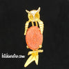 Hattie Carnegie Vintage Owl Brooch at bitchinretro.com