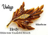 Hedy Vintage Rhinestone Brooch at bitchinretro.com