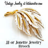 JJ or Jonette Jewelry Vintage Brooch at bitchinretro.com
