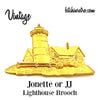 Jonette or JJ Lighthouse Brooch at bitchinretro.com