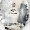 Judith Jack Sterling Silver Marcasite Earrings at bitchinretro.com