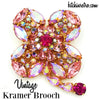 Kramer Vintage Rhinestone Brooch at bitchinretro.com