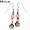 Calling all tigers - Clemson, LSU, Mizzou. 925 Silver Paw Print Earrings at bitchinretro.com
