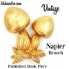 Napier Mushroom Brooch at bitchinretro.com