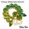 Vintage Rhinestone Brooch at bitchinretro.com