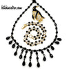 Penguin Brooch and 1928 Necklace Jewelry Ensemble at bitchinretro.com