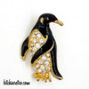 Penguin Brooch and 1928 Necklace Jewelry Ensemble at bitchinretro.com