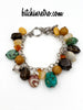Silpada Sterling Silver & Stone Charm Bracelet @ bitchinretro.com