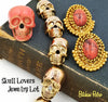Skull Lovers Halloween Jewelry Lot at bitchinretro.com