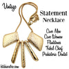 Vintage Statement Necklace for Halloween and Cosplay Costumes at bitchinretro.com