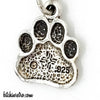Calling all tigers - Clemson, LSU, Mizzou. 925 Silver Paw Print Earrings at bitchinretro.com