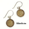 Anna Beck Sterling Silver Disc Earrings at bitchinretro.com