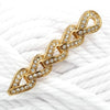Swarovski Crystal Bar Pin With Art Deco Style at bitchinretro.com