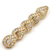 Swarovski Crystal Bar Pin With Art Deco Style at bitchinretro.com