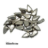 Vintage Autumn Leaf Rhinestone Brooch