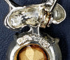Dodds Vintage Rhinestone Owl Brooch at bitchinretro.com