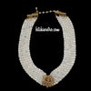 Kenneth Jay Lane Vintage Rhinestone Rose Necklace at bitchinretro.com