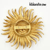 Monet Vintage Sun and Man in the Moon Brooch at bitchinretro.com