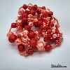 Vintage Hong Kong Beaded Necklace With Acrylic Bracelet at BitchinRetro.com