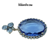 Extra Large Rhinestone Articulating Brooch at bitchinretro.com