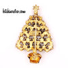 Eisenberg Ice Christmas Tree Brooch at bitchinretro.com