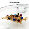 Crown Trifari Vintage Christmas Tree Brooch at bitchinretro.com
