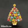 Eisenberg Ice Christmas Tree Brooch at bitchinretro.com