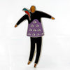 Laurel Burch Flying Friend Vintage Brooch at bitchinretro.com