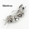 Rolyn R Inc Double Rose Brooch and Earring Set at bitchinretro.com