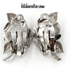 Rolyn R Inc Double Rose Brooch and Earring Set at bitchinretro.com