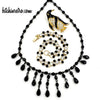 Penguin Brooch and 1928 Necklace Jewelry Ensemble at bitchinretro.com