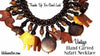 Hand Carved Safari Themed Vintage Necklace at bitchinretro.com