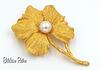 Hobe Vintage Floral Brooch at bitchinretro.com