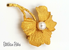 Hobe Vintage Floral Brooch at bitchinretro.com
