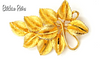 BSK Vintage Leaf Brooch at bitchinretro.com