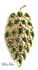 Gerry's Vintage Filigree Leaf Brooch at bitchinretro.com
