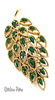 Gerry's Vintage Filigree Leaf Brooch at bitchinretro.com