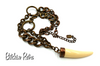 Designer You and I Faux Tusk Copper Necklace at bitchinretro.com