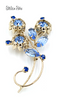 Art Deco Rhinestone Brooch at bitchinretro.com