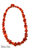 Western Germany Faux Lava Rock Necklace at bitchinretro.com