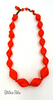 West Germany Vintage Art Glass Beaded Necklace at bitchinretro.com
